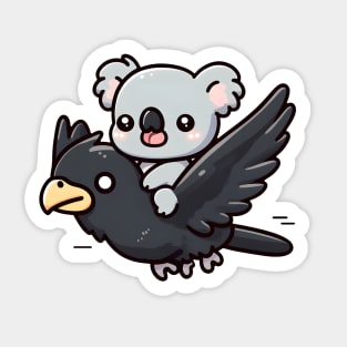 Sky High with Koala and Cockatoo Sticker